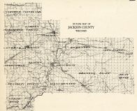 Jackson County Outline, Wisconsin State Atlas 1930c